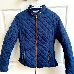 Navy Blue Kids Small Female Coat